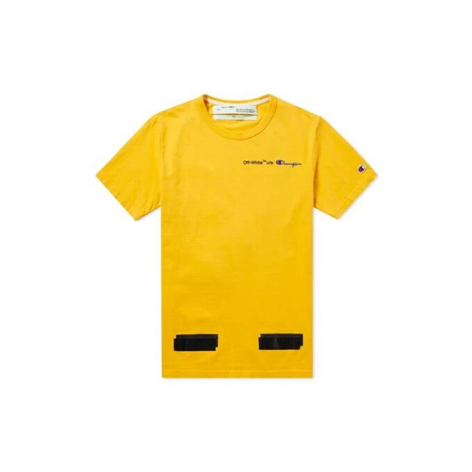 Off-White x Champion HERR Virgil Abloh Champion T-shirt Gul