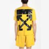 Off-White x Champion HERR Virgil Abloh Champion T-shirt Gul