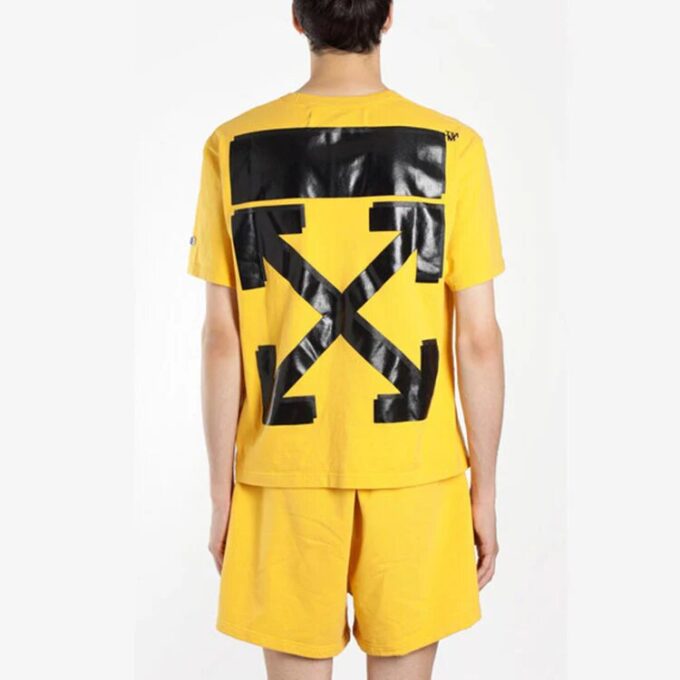 Off-White x Champion HERR Virgil Abloh Champion T-shirt Gul