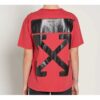 Off-White x Champion HERR Virgil Abloh Champion T-shirt Röd
