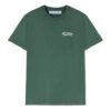 Off-White x Eden Rock St. Barth Crossover enfärgad T-shirt med alfabettryck, rund hals och korta ärmar, grön