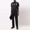 Off-White x New Era x MLB Crossover SS22 kortärmad t-shirt med logotryck, standardmodell, svart