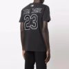 Off-White x New Era x MLB Crossover SS22 kortärmad t-shirt med logotryck, standardmodell, svart