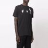 Off-White x New Era x MLB Crossover SS22 kortärmad t-shirt med logotryck, standardmodell, svart