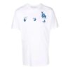Off-White x New Era x MLB Crossover SS22 LA Dodgers-logotyptryck kortärmad vanlig version vit