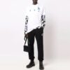 Off-White x New Era x MLB Crossover SS22 LA Dodgers-logotyptryck kortärmad vanlig version vit
