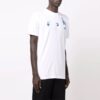 Off-White x New Era x MLB Crossover SS22 LA Dodgers-logotyptryck kortärmad vanlig version vit