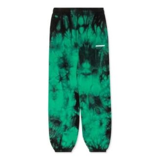 SS20 Tie-dye-tryckta byxor för män, gröna