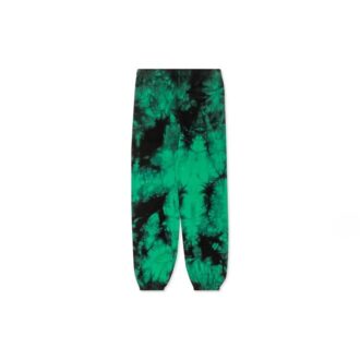 SS20 Tie-dye-tryckta byxor för män, gröna