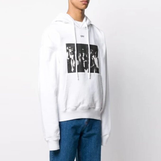SS20 Vit spraymålning Oversized