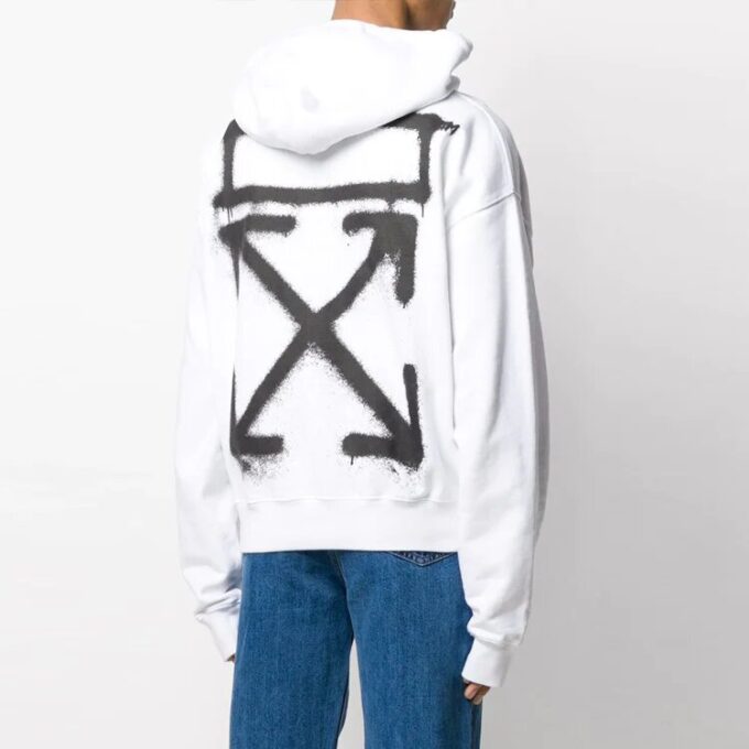 SS20 Vit spraymålning Oversized