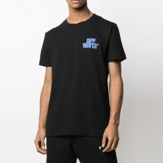 SS21 Arrow Printing Logo kortärmad svart