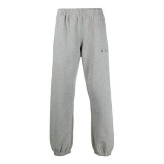 SS21 Arrows-byxor med pil-logo, slim fit, lös passform, grå