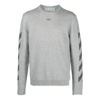 SS21 Arrows Stripe Knit Version Grå