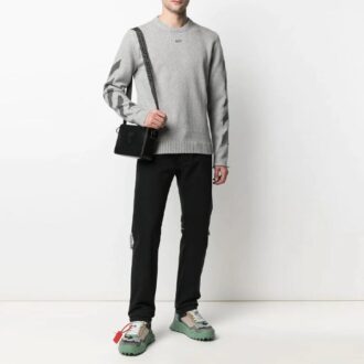 SS21 Arrows Stripe Knit Version Grå