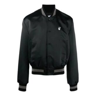 SS21 Casual jacka med logotryck Svart