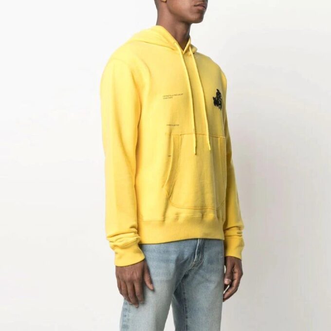 SS21 Casual med alfabettryck, lös passform, gul