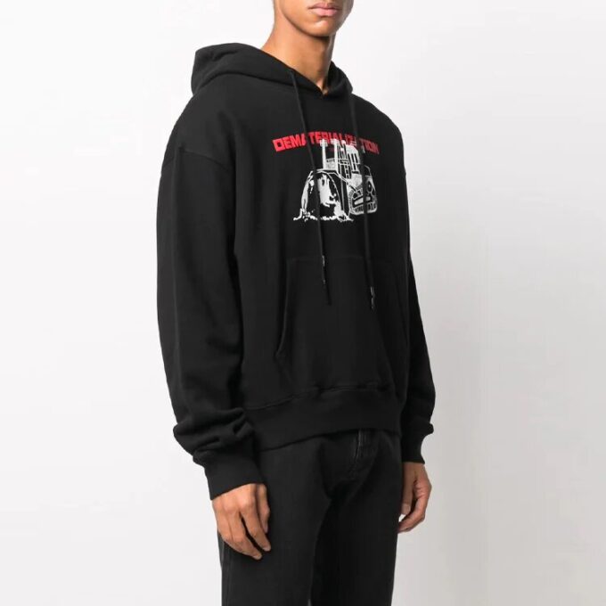SS21 Dematerialization Logo Printing Svart