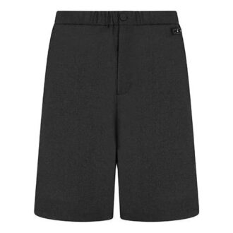 SS21 enfärgade stora shorts i lös passform, grå