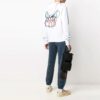 SS21 Graffitilogotryck Vit