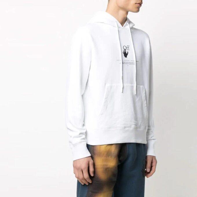 SS21 Graffitilogotryck Vit