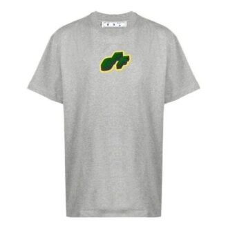 SS21 Kortärmad tröja med logo, lös passform, grå