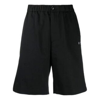 SS21 Logo Alphabet Button Shorts Loose Fit Svart