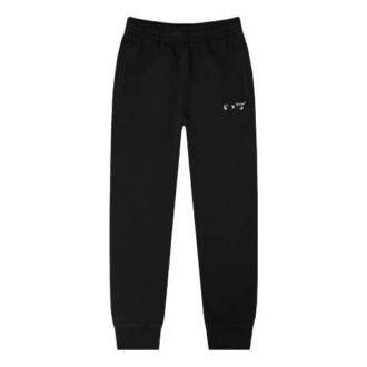 SS21 Logo Alphabet sportbyxor Loose Fit Svart