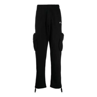 SS21 Logo-cargobyxor i slim fit, svarta