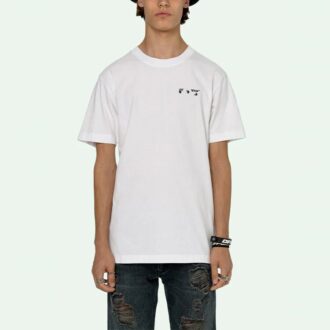 SS21 Logo Rundhalsad kortärmad vit Shorts