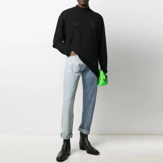 SS21 Logotryck Långärmad Svart