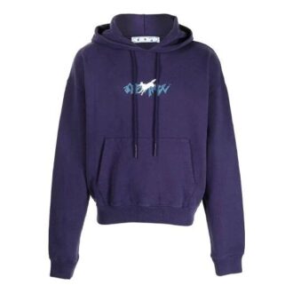 SS21 Löst sittande hoodie med snörning och tryck Lila