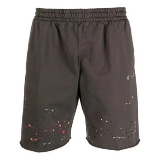 SS21 Mönstrade lösa sportshorts, grå