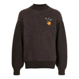 SS21 Rundhalsad Broderad Brun