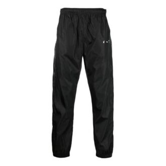 SS21 Sportbyxor med logotryck, version svart