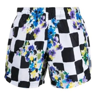 SS21 Sportshorts med blommönster
