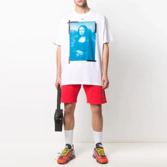 SS21 Sportshorts med broderad logotyp Röd