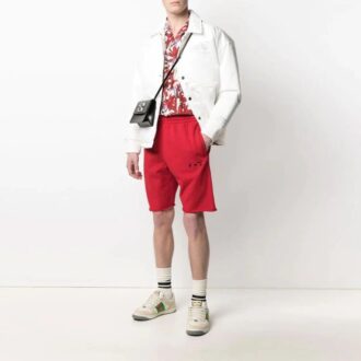 SS21 Sportshorts med logotyp, röd