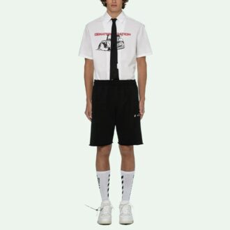 SS21 Sportshorts med logotyp, svarta