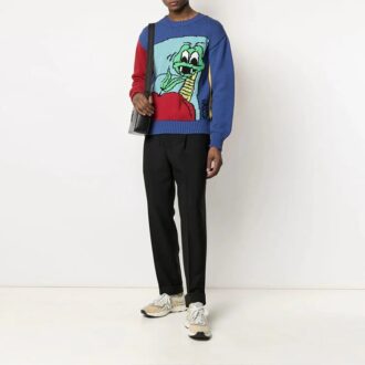 SS21 Stickad Cartoon Loose Fit