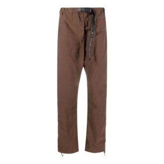 SS22 enfärgade raka casualbyxor, standardversion, bruna