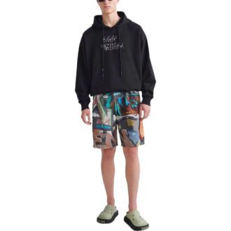 SS22 Graffiti-tryckta shorts, vanlig version, flerfärgad