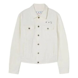 SS22 Logo-skjorta i Denim-jacka-version, vit